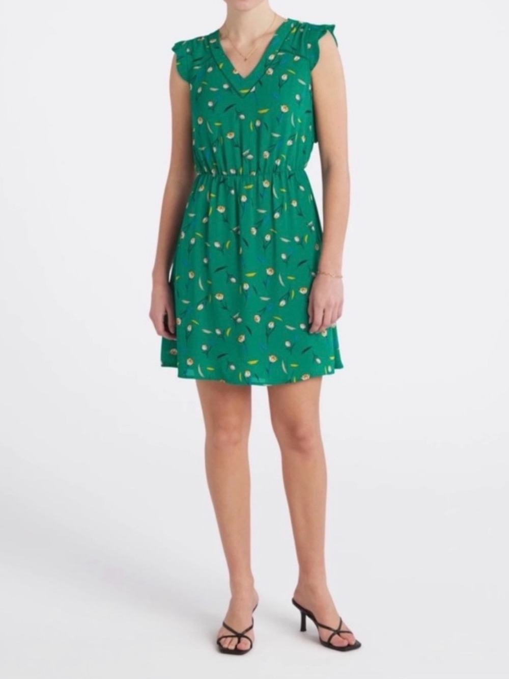 41 Hawthorn Midnight Scallop Detail Dress | green